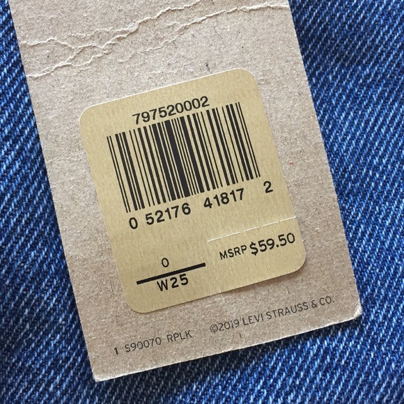 Levi’s High Rise Deconstructed Denim Jean Skirt - Picture 5 of 7